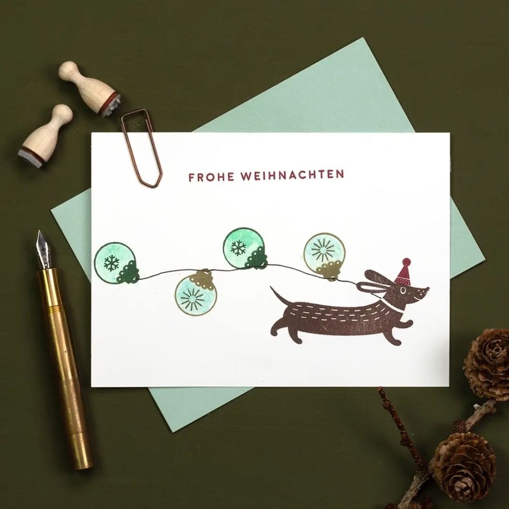 Perlenfischer Stempel Dackel2