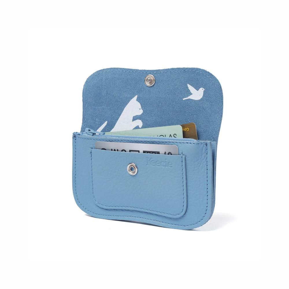 Keecie Portemonnaie Cat Chase small - painters blue