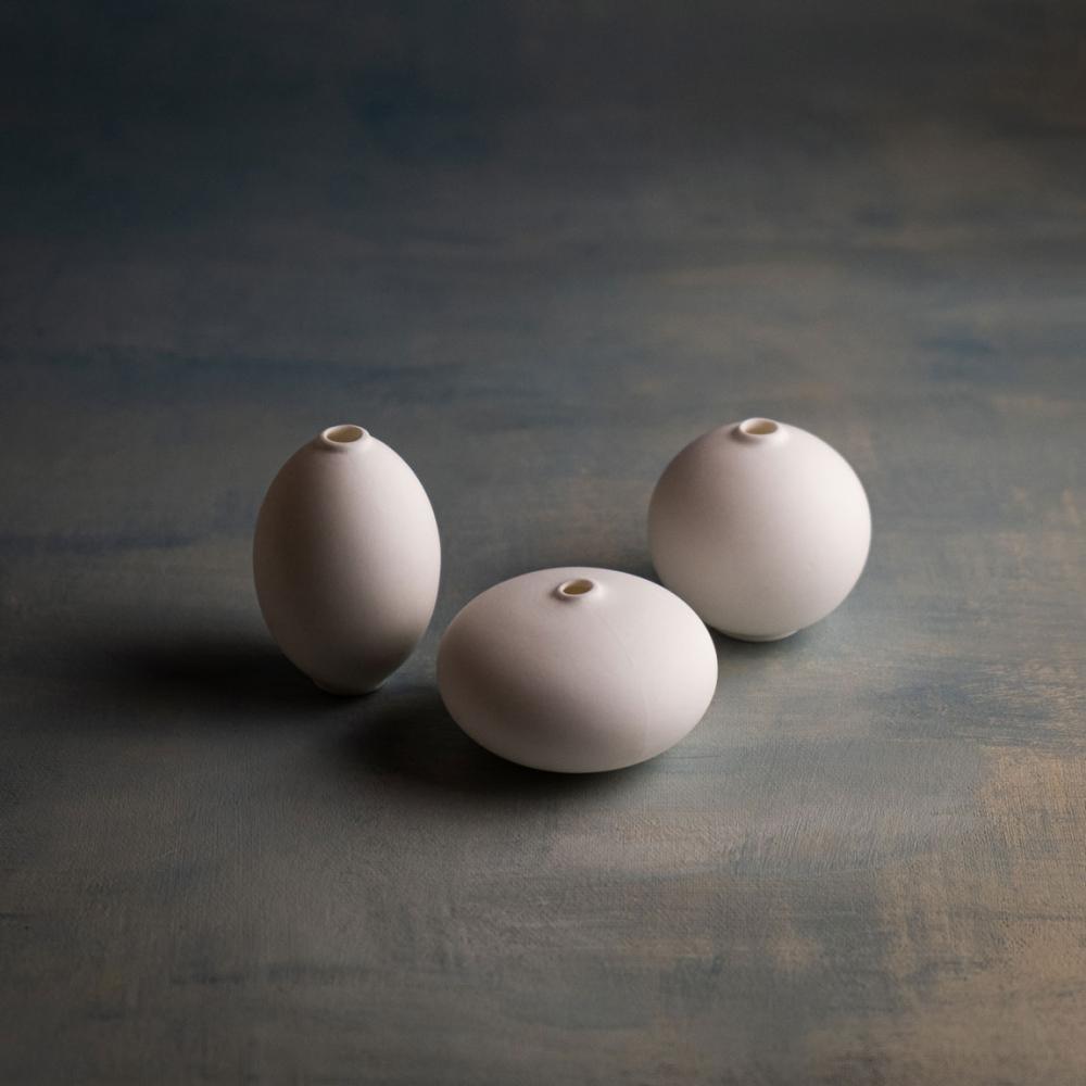 Klatt Objects Vase CHISANA weiß