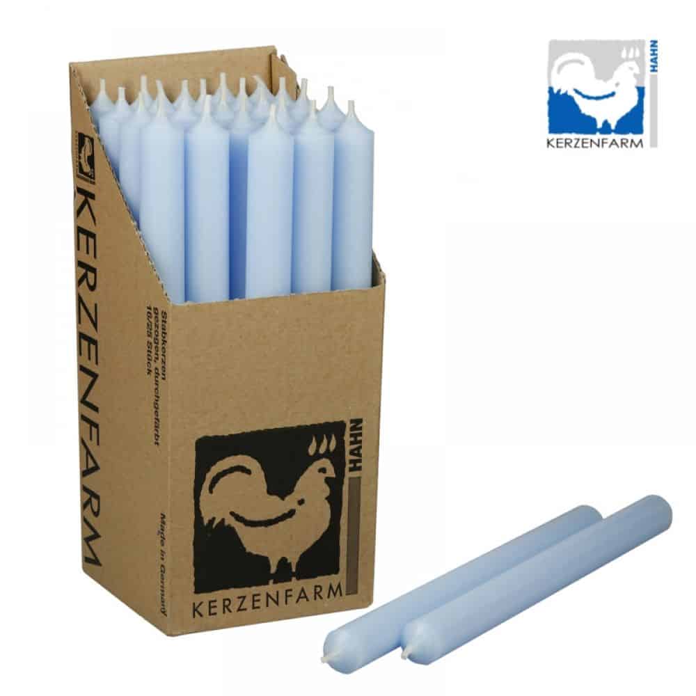 Stabkerze pastellblau