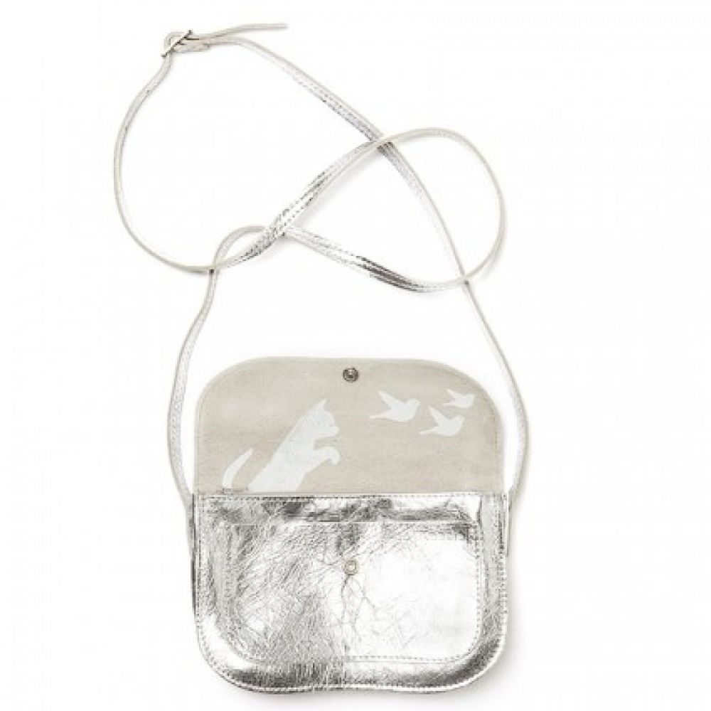 Keecie Tasche Cat Chase silver