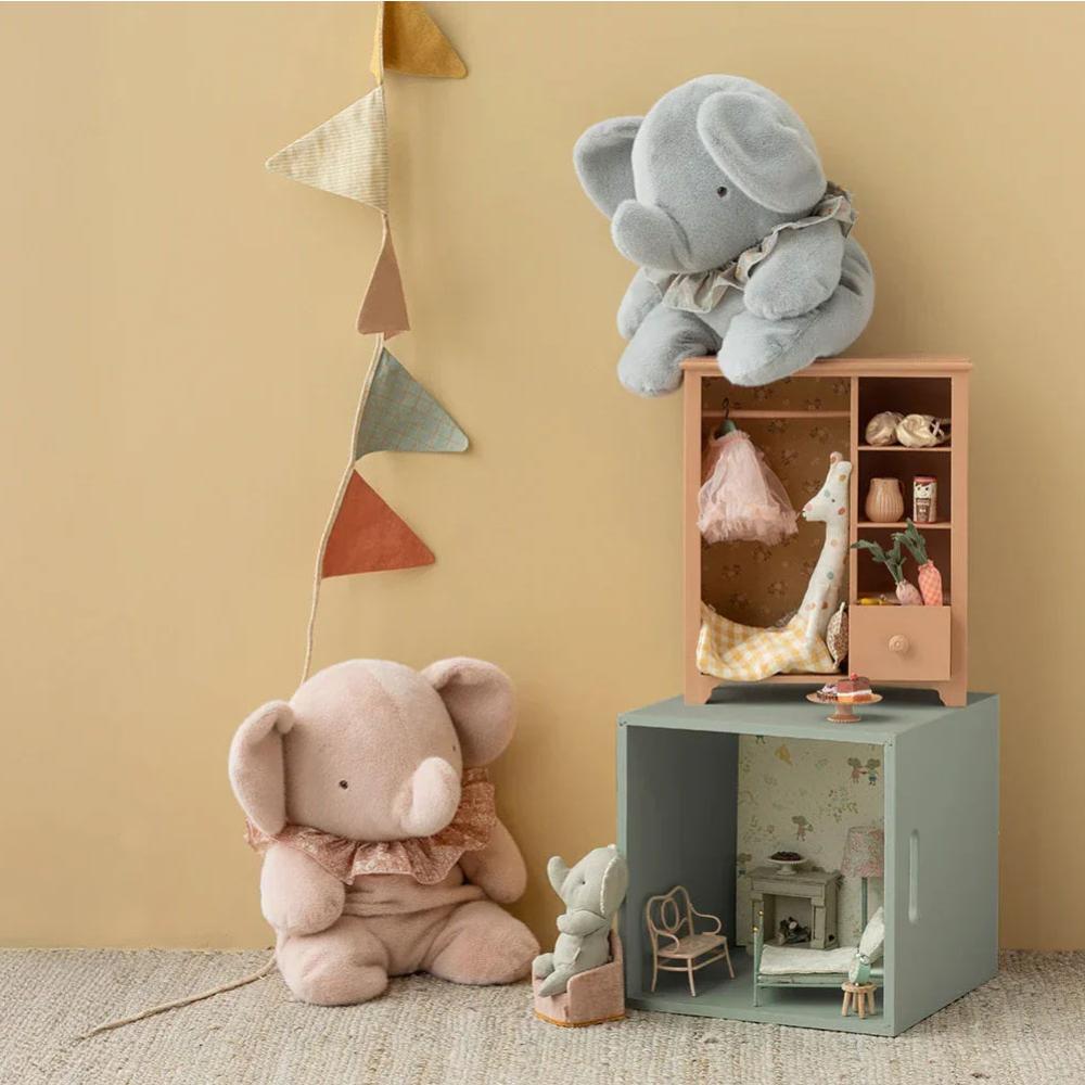 Maileg Elefant Plüsch groß powder