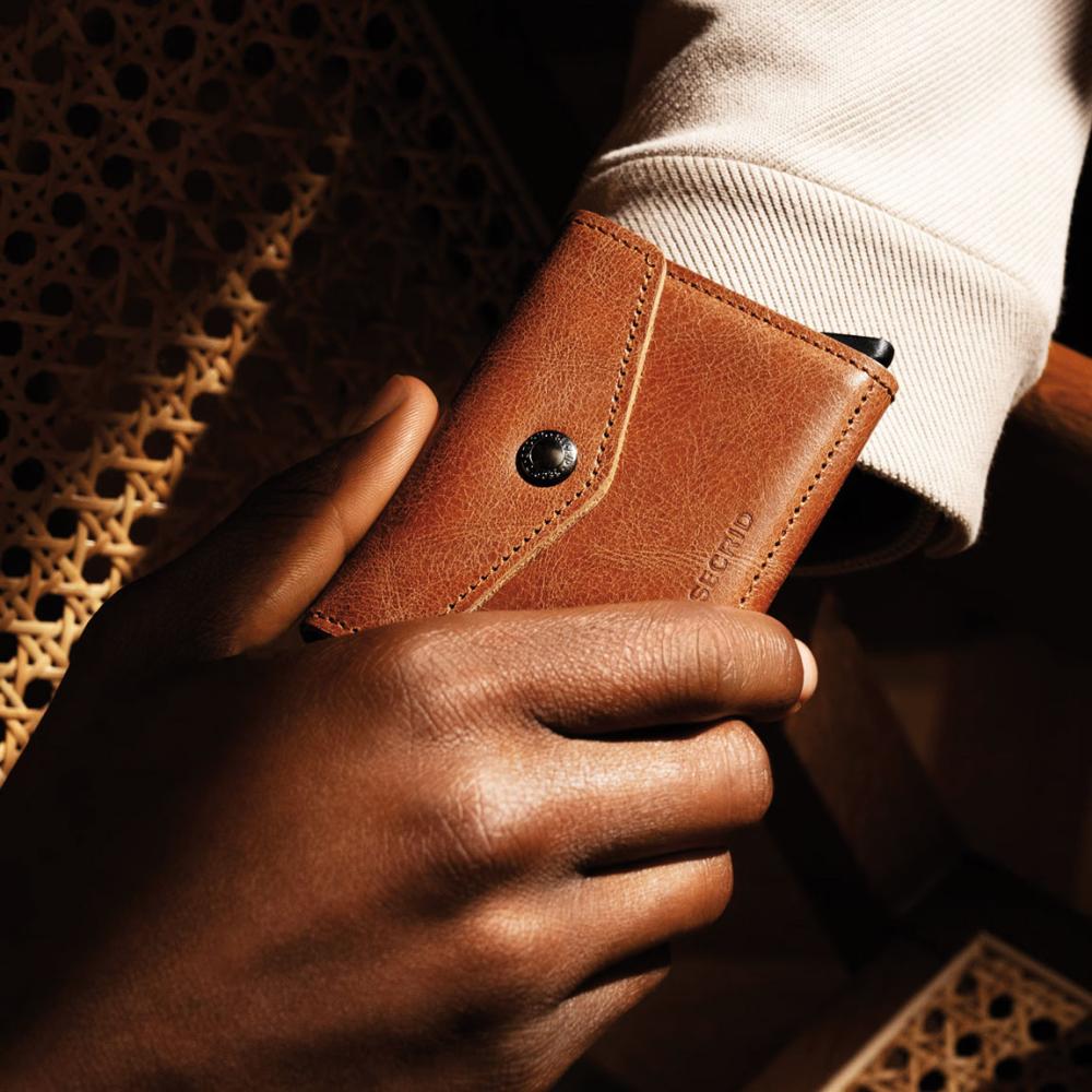 SECRID Geldbörse Envelope Wallet Vintage Leder