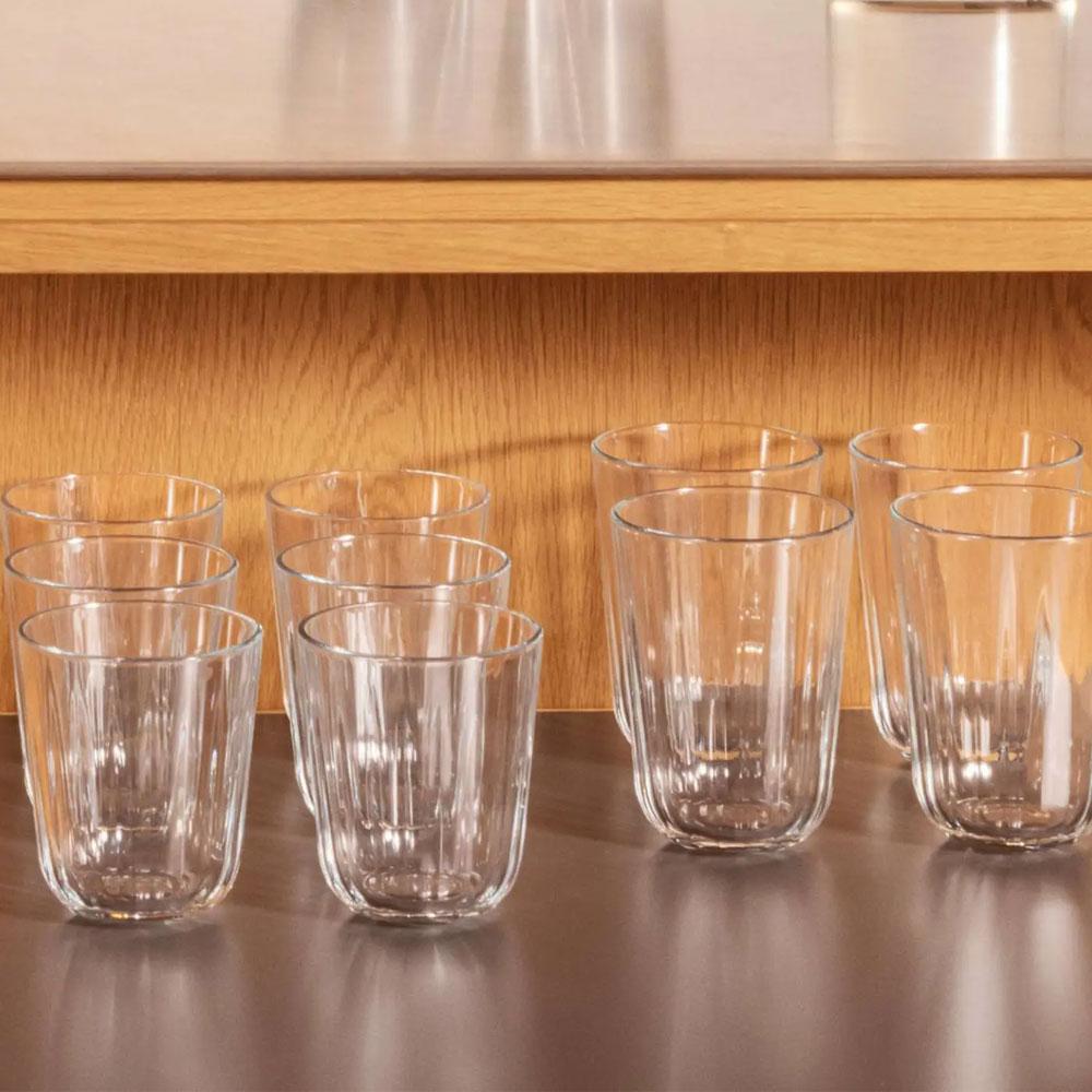 Eva Solo 4er Set Facettengläser 0,34 Liter