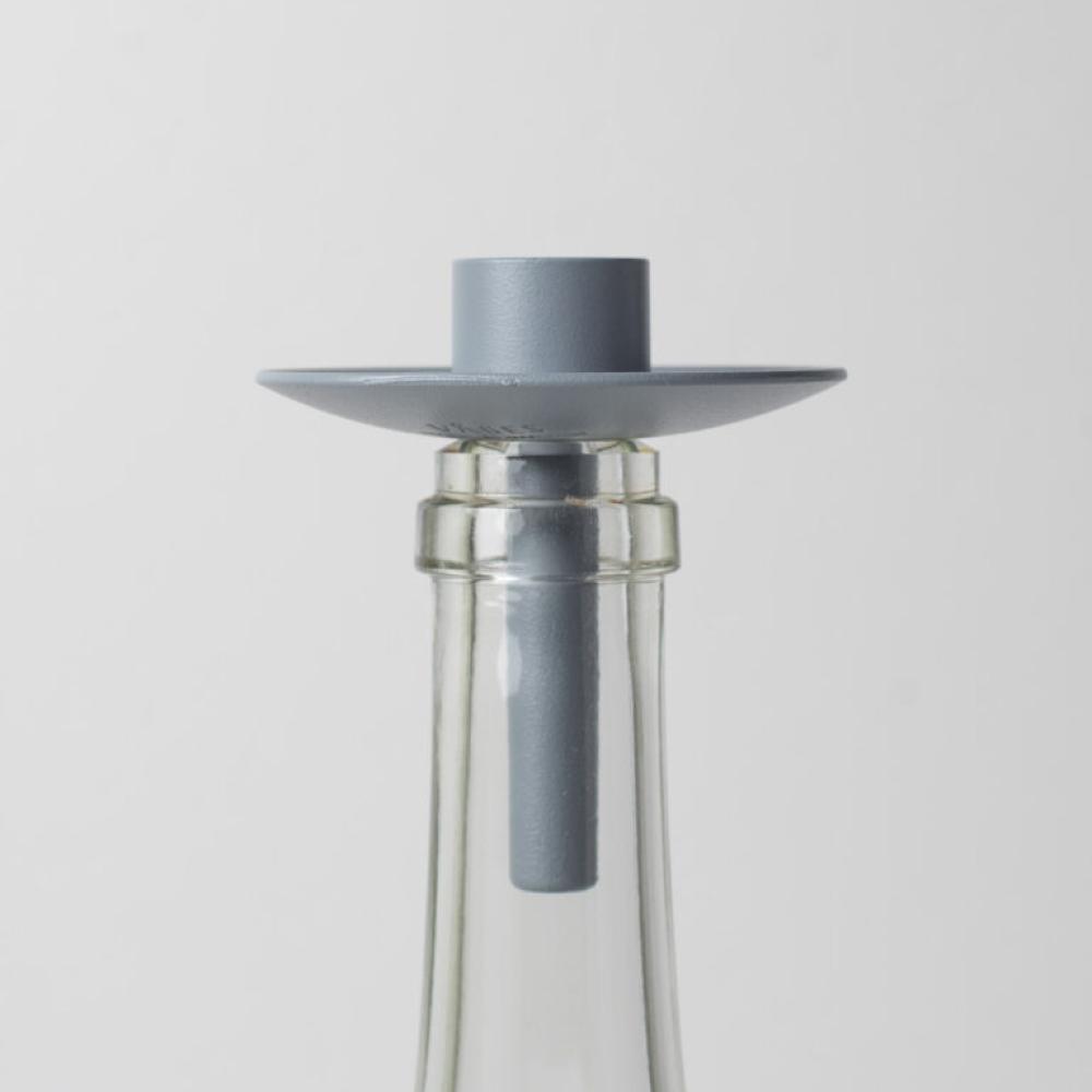 Våges Kerzenhalter Flaska für Stabkerzen - hellblau