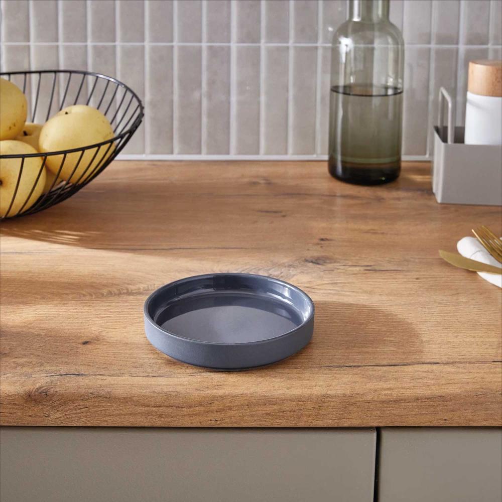 Engels Kerzen HENRY Kerzenteller dunkelgrau - 13cm Durchmesser