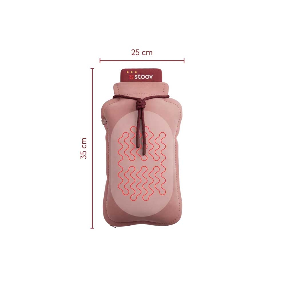 STOOV Wärmflasche Homey³ samt soft pink