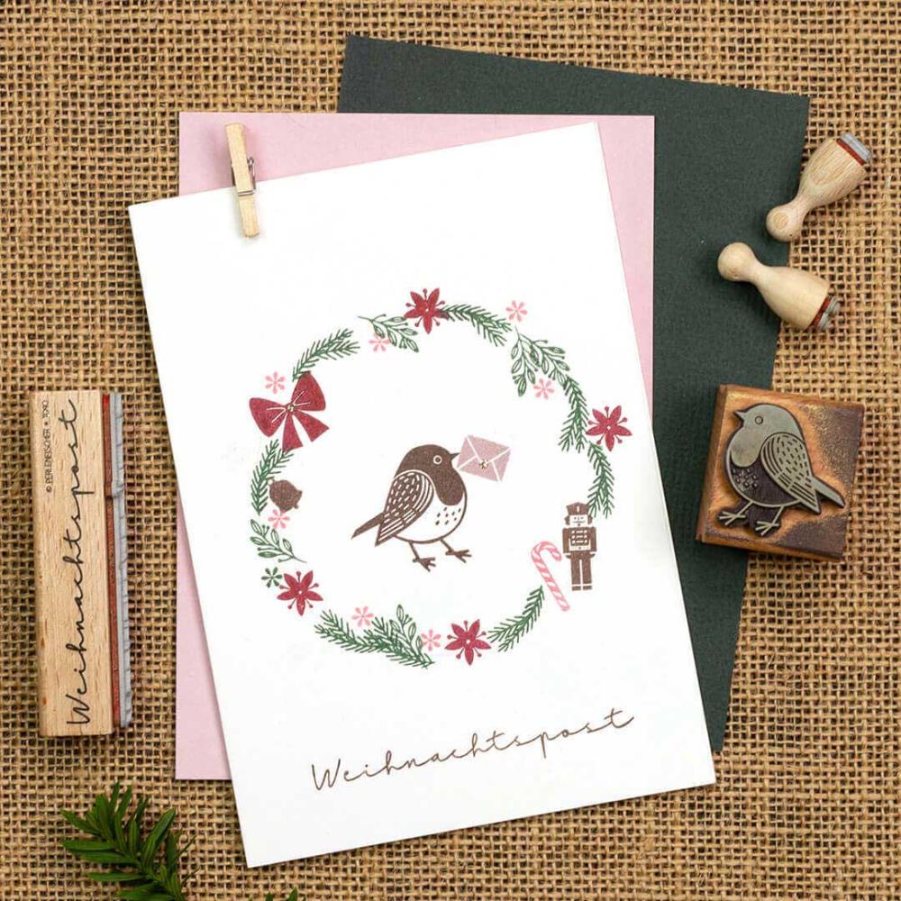 Perlenfischer Stempel Weihnachten: Nussknacker klein