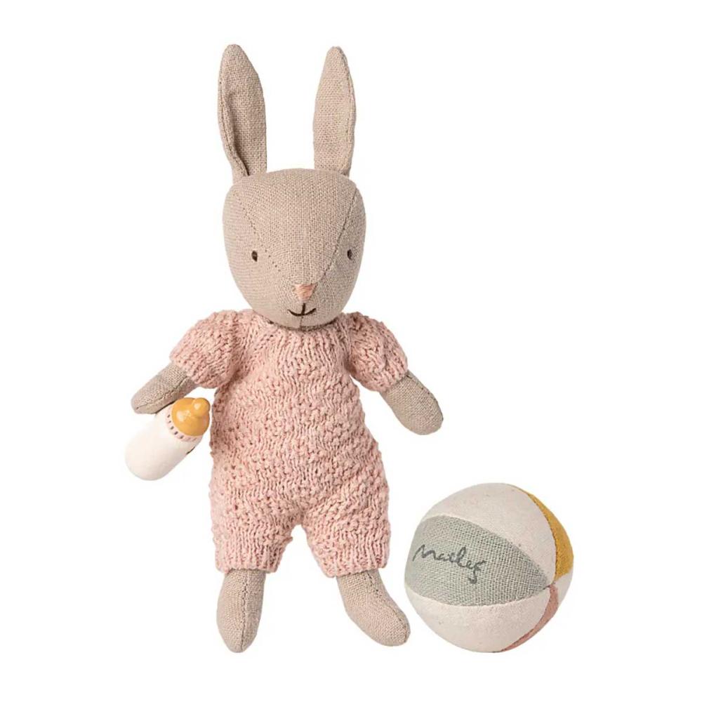 Maileg Kaninchen Set, Micro - Sand - Rosa