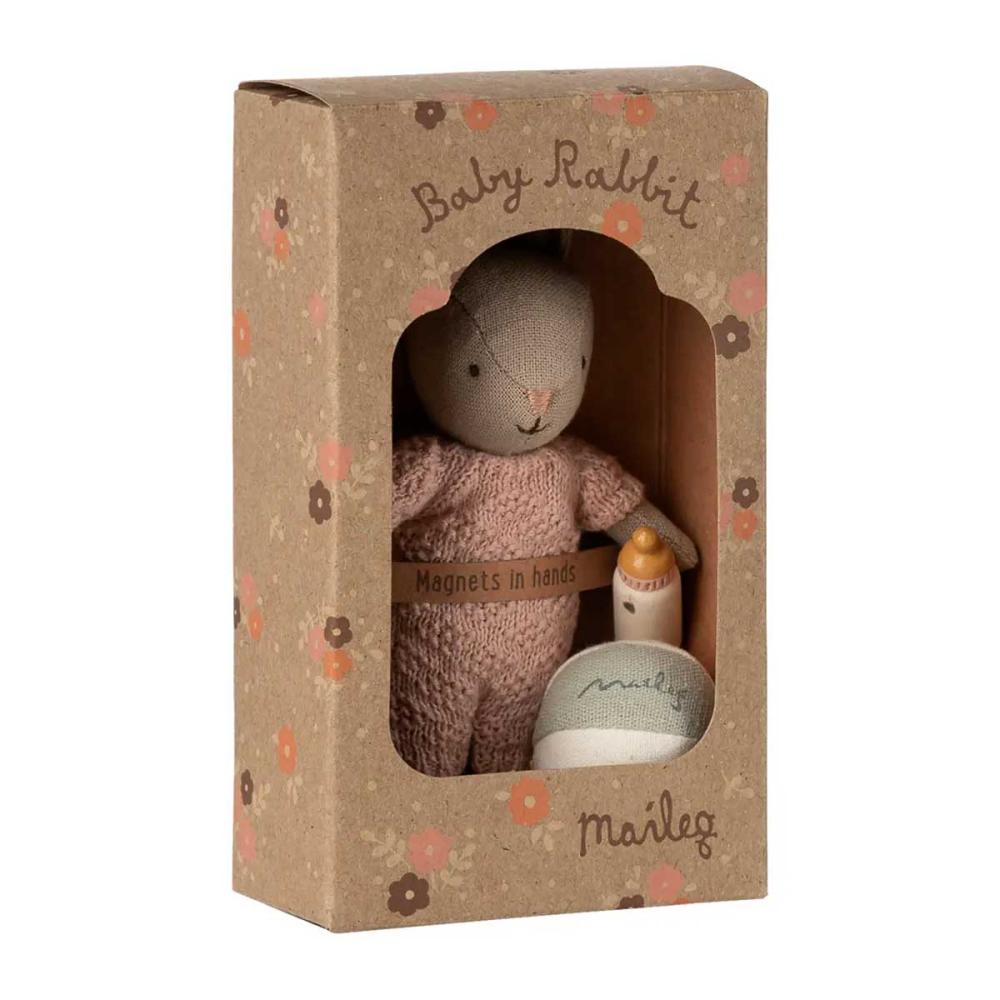 Maileg Kaninchen Set, Micro - Sand - Rosa