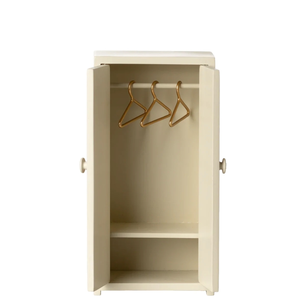 Maileg Kleiderschrank Maus creme