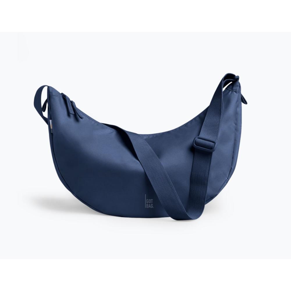 GOT BAG MOON BAG large aus Ocean Impact Plastic - monochrome deep ocean