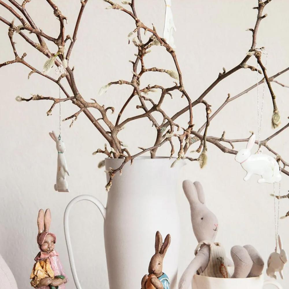 Maileg 5er Set Metallornament Hasen