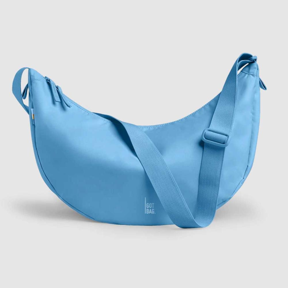 GOT BAG MOON BAG large aus Ocean Impact Plastic - monochrome aqua