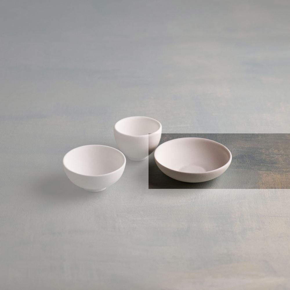 Klatt Objects Schälchen CHISANA weiß - Schalel flach