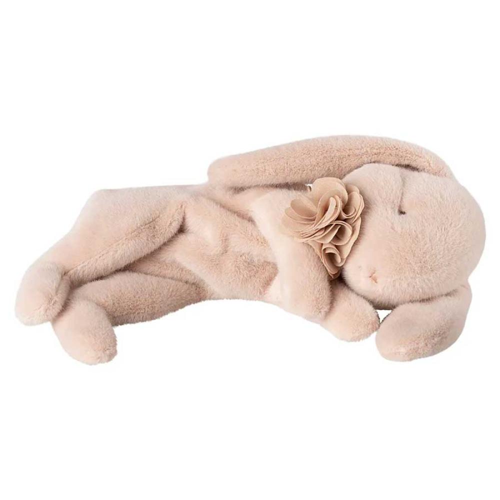 Maileg kleiner schlafender Plüschhase powder