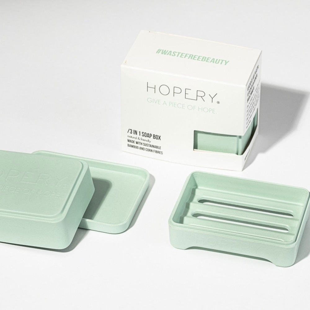 HOPERY 3-in-1 Seifendose mint