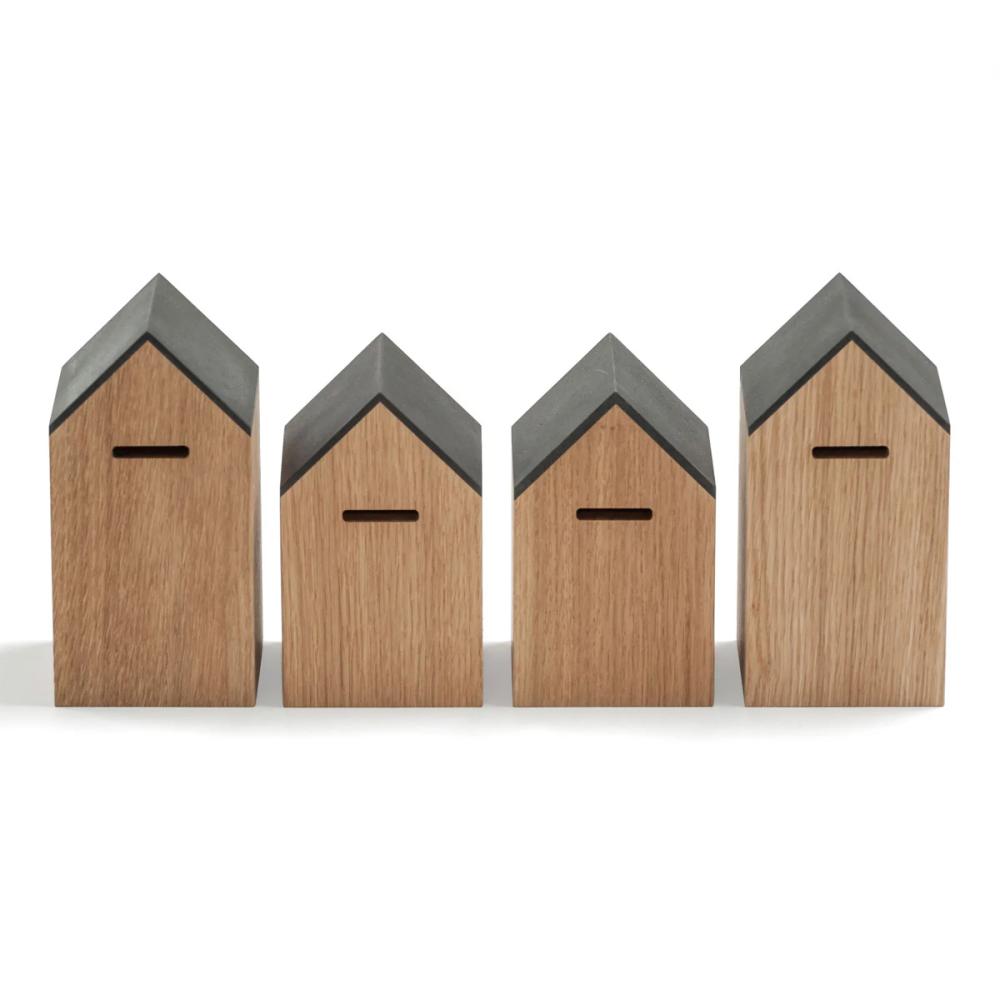 Side by Side Sparhaus aus Eiche