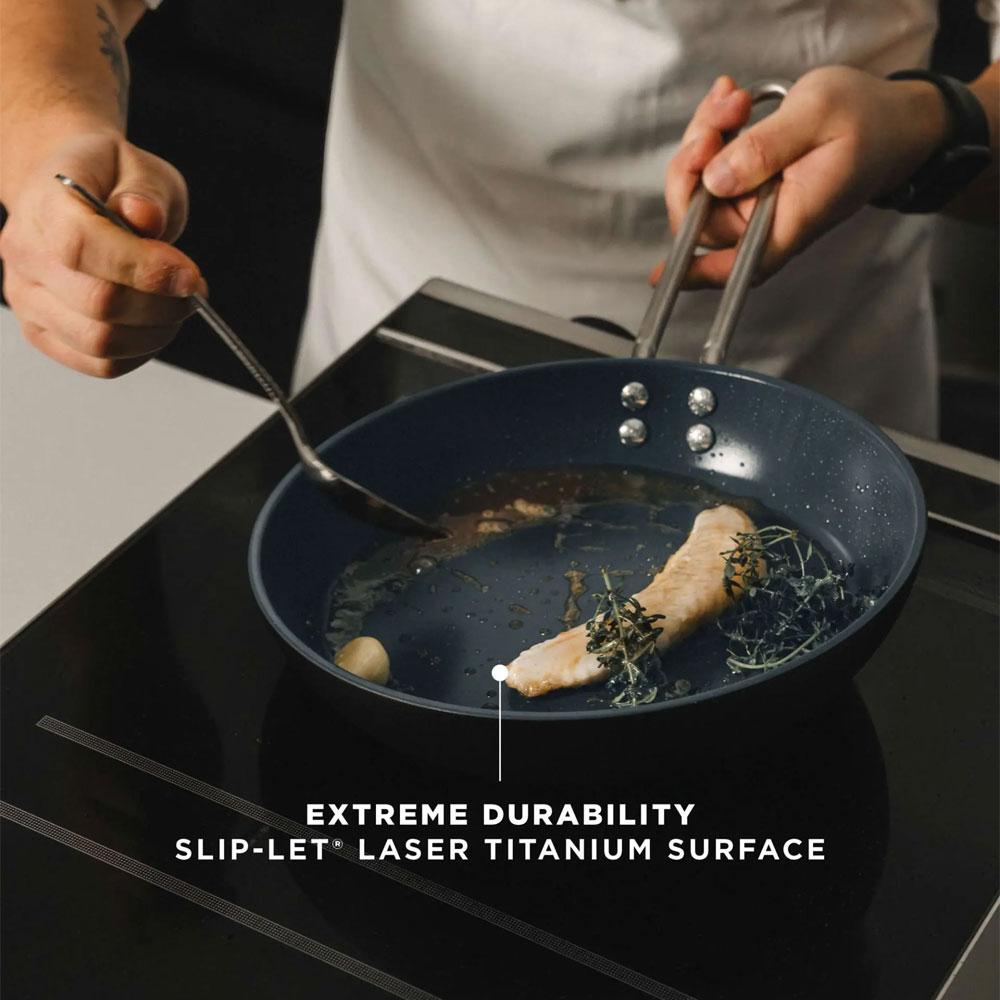 Eva Solo Professional Pfanne 28 cm Slip-Let® Laser-Titanium