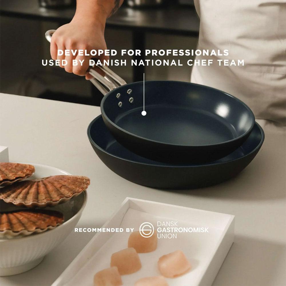 Eva Solo Professional Pfanne 24 cm Slip-Let® Laser-Titanium