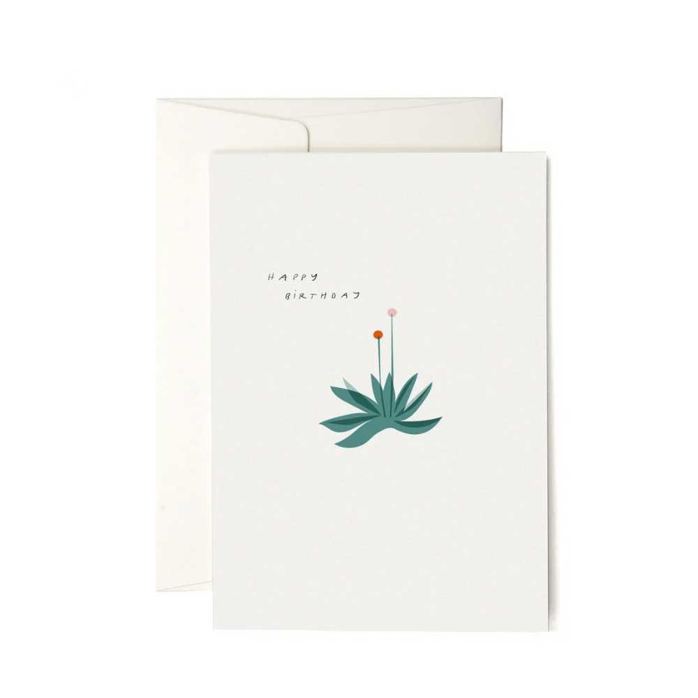 pleased to meet Geburtstagskarten - torch flower