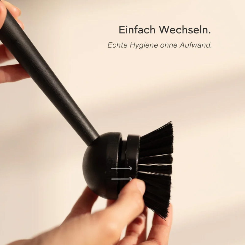 Nordesign 2er Set Wechselbürsten mit Kunststoffaufsatz