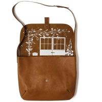 Mobile Preview: Keecie Schultertasche Back Yard cognac used look