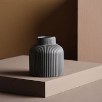 Storefactory Vase Lillhagen dunkelgrau