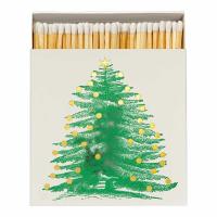 Archivist quadratische Streichhölzer mit Wintermotiven - Christmas Tree