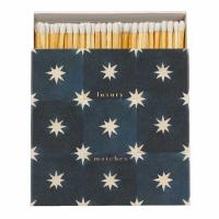 Archivist quadratische Streichhölzer mit Wintermotiven - Navy Star