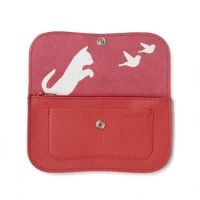 Mobile Preview: Keecie Portmonnaie Cat Chase medium coral