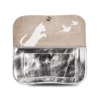 Keecie Portmonnaie Cat Chase medium silver