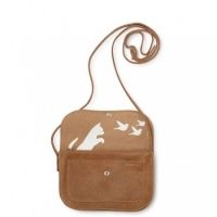 Mobile Preview: Keecie Tasche Cat Chase cognac 