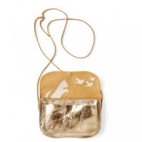 Mobile Preview: Keecie Tasche Cat Chase gold