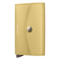 SECRID Geldbörse Envelope Pebble Leder - Pebble butter yellow