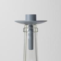 Våges Kerzenhalter Flaska für Stabkerzen - hellblau