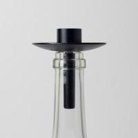 Våges Kerzenhalter Flaska für Stabkerzen - schwarz