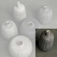 Klatt Objects Vase Anna lines - Anna lines L dunkel