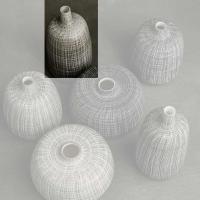 Klatt Objects Vase Anna lines - Anna lines L hell