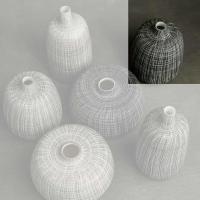 Klatt Objects Vase Anna lines - Anna lines M dunkel