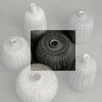 Klatt Objects Vase Anna lines - Anna lines S dunkel