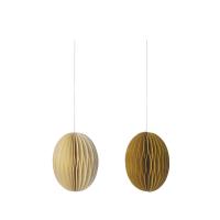 Bungalow Denmark 2er Set Papierei Swirl Small - honey