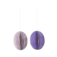 Bungalow Denmark 2er Set Papierei Swirl Small - lilac