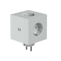 AVOLT Square 2 Mehrfachsteckdose mit zwei USB-C-Anschlüssen - gotland grey