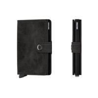 SECRID Geldbörse Miniwallet Vintage Leder - Vintage Black