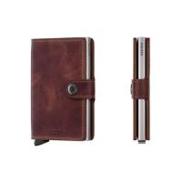 SECRID Geldbörse Miniwallet Vintage Leder - Vintage Brown