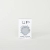 Soapi der magnetische Seifenhalter Starterkit mit Seife - grau